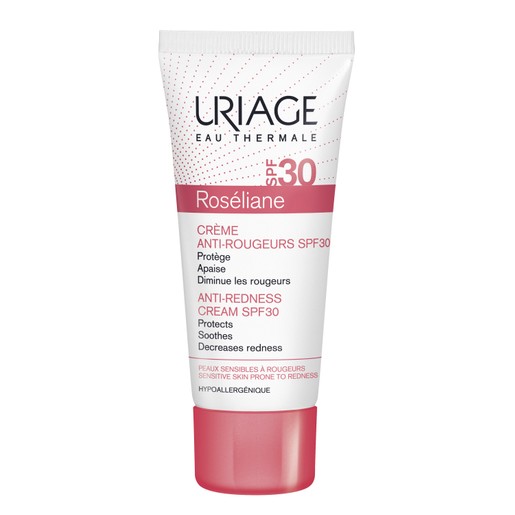 Uriage Eau Thermale Spf30 Roseliane CC Cream Ενυδατική Καταπραϋντική Αντηλιακή Κρέμα Κατά της Ερυθρότητας με Χρώμα 40ml