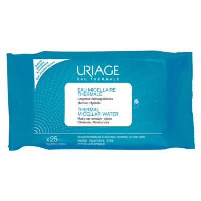 Uriage Eau Thermal Micellar Water Make-up Remover Wipes 25 wipes