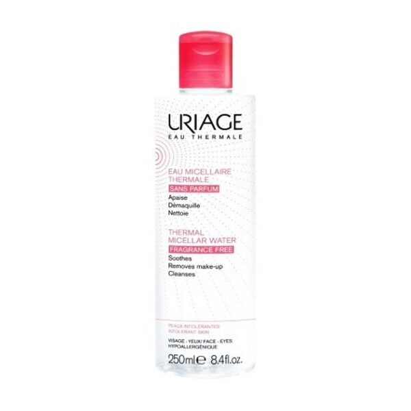 Uriage Eau Thermale Micellar Water Fragrance Free Αφαιρεί Τέλεια το Μακιγιάζ Από Κάθε Τύπο Δέρματος 250ml