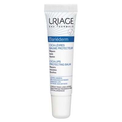 Uriage Eau Thermale Bariederm Cica Lips Protecting Balm Προστατευτικό Χειλιών που Προσφέρει Τριπλή Δράση 15ml