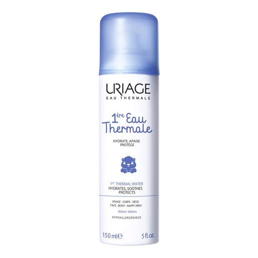Uriage Eau Thermale 1st Thermal Water Προσφέρει Ιδανική Ενυδάτωση Καταπράυνση και Προστασία στο Ευαίσθητο Βρεφικό Δέρμα 150ml