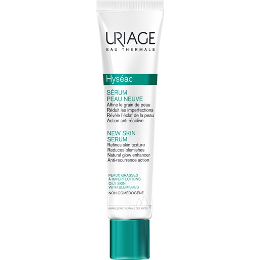Uriage Hyséac New Skin Serum Φροντίδα Κατά της Ατέλειας που Ενισχύει το Λιπαρό Δέρμα με Ατέλειες 40ml