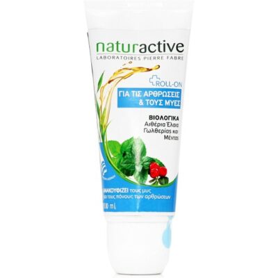 Naturactive Roll-on με Αιθέριο Έλαιο Γωλθερίας & Μέντας Ανακουφίζει τους Μυς & τους Πόνους των Αρθρώσεων 100ml