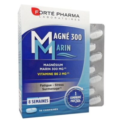 Forte Pharma Magne 300 Marin Συμπλήρωμα Μαγνησίου Φυσικής Προέλευσης 56 Tabs