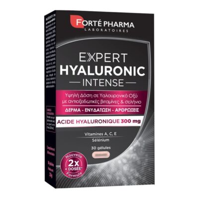 Forte Pharma Expert Hyaluronic Intense Συμπλήρωμα Διατροφής Υψηλής Δόσης Υαλουρονικού Οξέως για Δέρμα & Αρθρώσεις 30 Caps