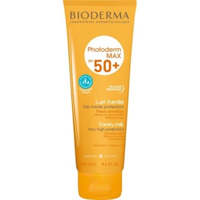 Bioderma Photoderm Max Lait Spf50+ Αντηλιακό Γαλάκτωμα για Μέγιστη Φωτοπροστασία για Όλη την Οικογένεια 250ml