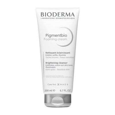 Bioderma Pigmentbio Foaming Cream Χαρίζει Φωτεινότητα και Προωθεί την Εξάλειψη των Καφέ Κηλίδων 200ml