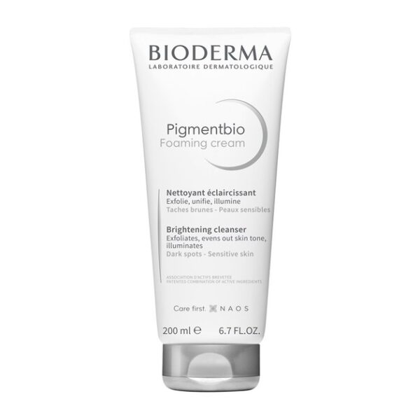 Bioderma Pigmentbio Foaming Cream Χαρίζει Φωτεινότητα και Προωθεί την Εξάλειψη των Καφέ Κηλίδων 200ml