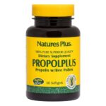 Nature’s Plus Propolplus με Καθαρή Πρόπολη & Γύρη Μελισσών 60 soft caps