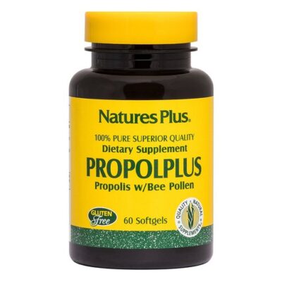 Nature's Plus Propolplus με Καθαρή Πρόπολη & Γύρη Μελισσών 60 soft caps
