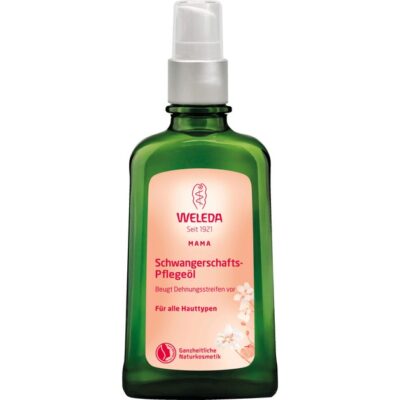Weleda Schwangerschafts-Pflegeeol Λάδι που Προλαμβάνει Από Τις Ραγάδες Σε Κοιλιά Μηρούς Γλουτούς Και Στήθος 100ml