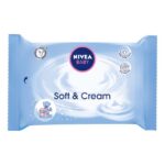 Nivea Baby Soft & Cream Μωρομάντηλα Εμποτισμένα με Βρεφική Κρέμα & Πανθενόλη 63 τεμάχια