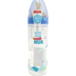 Nuk New Classic Πλαστικό Μπιμπερό με Θηλή Καουτσούκ Μεγέθους 2 (6-18 Μηνών) Medium Οπή 250ml