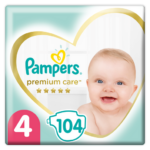Pampers Premium Care Νο4 Maxi (8-14kg) 104 πάνες
