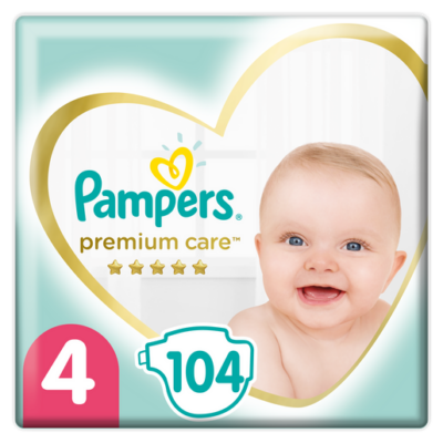 Pampers Premium Care Νο4 Maxi (8-14kg) 104 πάνες