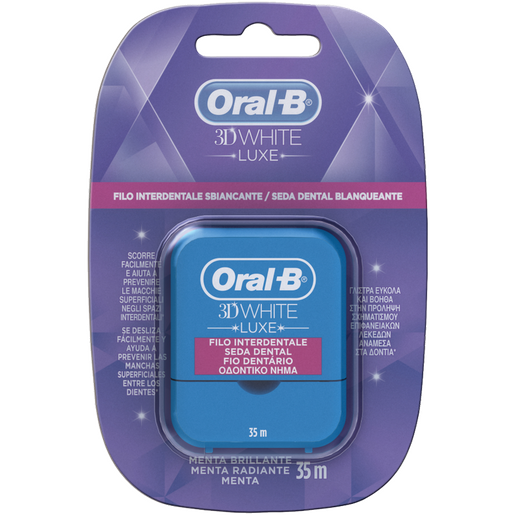 Oral-B 3D White Luxe Οδοντικό Νήμα 35m