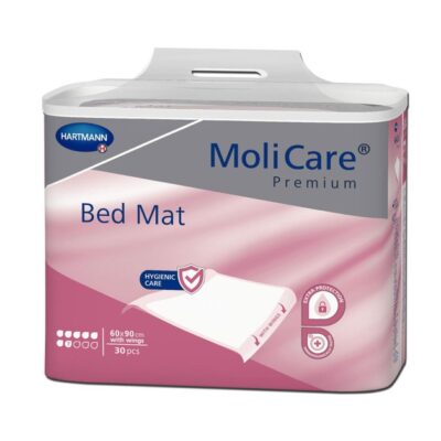 Hartmann MoliCare Premium Bed Mat Υποσέντονα Μίας Χρήσης Υψηλής Απορροφητικότητας 60x90cm με Φτερά 30τμχ