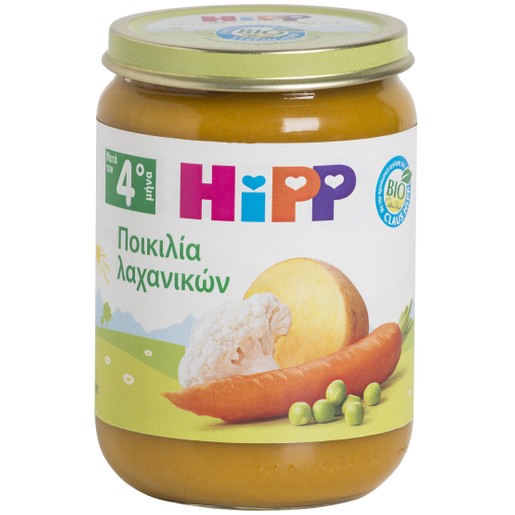HiPP Βρεφικό Γεύμα Μεσογειακά Λαχανικά 190gr
