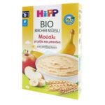 Hipp Bio Μούσλι με Μήλο και Μπανάνα Χωρίς Ζάχαρη Από τον 6ο Μήνα 250gr