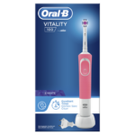 Oral-B Vitality 100 3D White Ηλεκτρική Οδοντόβουρτσα σε Ροζ Χρώμα 1 τεμάχιο