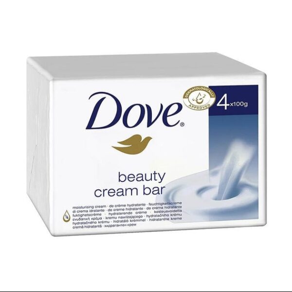Dove Beauty Cream Bar Σαπούνι για Απαλή Επιδερμίδα 4x100 gr