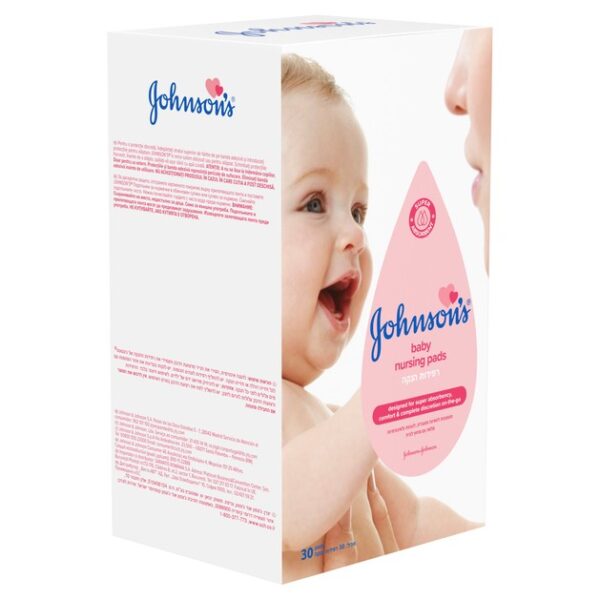 Johnson's Baby Επιθέματα Στήθους Σχεδιασμένα για Ασφαλή Προστασία 30 Τεμάχια