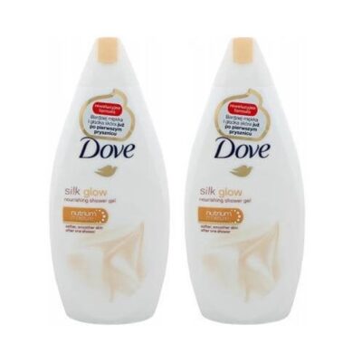 Dove Αφρόλουτρο Silk Για Μεταξένια Επιδερμίδα 2X500ml Πακέτο 1+1