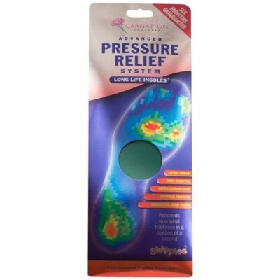 Carnation Advanced Pressure Relief Insoles Αντιμικροβιακοί Πάτοι Απορρόφησης Κραδασμών 1 ζευγάρι