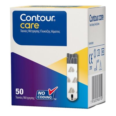 Ascensia Contour Care Ταινίες Μέτρησης Γλυκόζης Αίματος 50 Strips