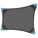 Munchkin Brica Stretch to Fit Sun Shade Ελαστικό Σκίαστρο για Παράθυρο Αυτοκινήτου 1 Τεμάχιο