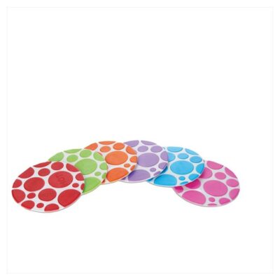 Munchkin Not Slip 6 Grippy Dots White Hot Αντιολισθητικά Πατάκια Μπάνιου με Ένδειξη Θερμότητας 6 Τεμάχια