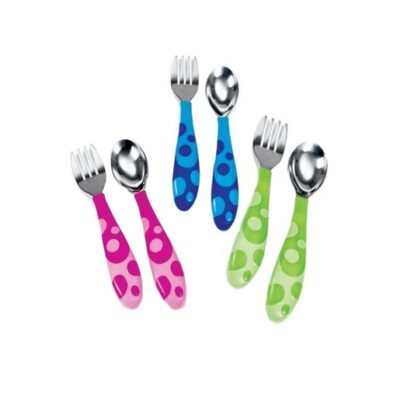 Munchkin Toddler Fork & Spoon Set Σετ Πιρούνι - Κουτάλι Χωρίς BPA 12m+