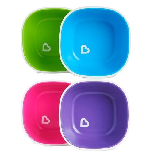 Munchkin Bowls With Grips Μπολ με Αντιολισθητική Βάση 2τμχ