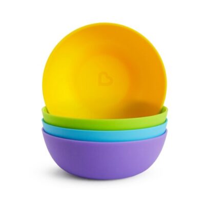 Munchkin Multi 4 Bowls Σετ Χρωματιστών Μπολ για Παιδιά 6+ Μηνών 4 Τεμάχια
