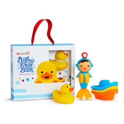 Munchkin Baby's 1st Bath Gift Set Σετ Δώρου με Βρεφικά Παιχνίδια Μπάνιου “Το Πρώτο μου Μπάνιο”