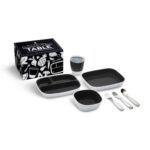 Munchkin Splash Grown-Ups’ Table Dining Set Black Παιδικό Σετ Γεύματος Μαύρο