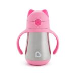 Munchkin Cool Cat Ανοξείδωτο Θερμός Ροζ 237ml