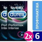 Durex Πακέτο Προσφοράς Performax Intense Προφυλακτικά με Λιπαντικό & Επιβραδυντικό