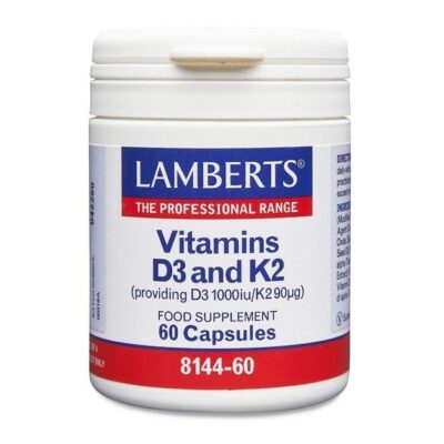 Lamberts Vitamins D3 1000iu & K2 90μg 60caps