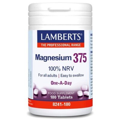 Lamberts Magnesium 375 180tabs