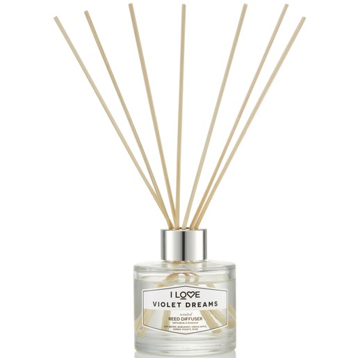 I love... Violet Dreams Reed Diffuser Αρωματικά Sticks 100ml