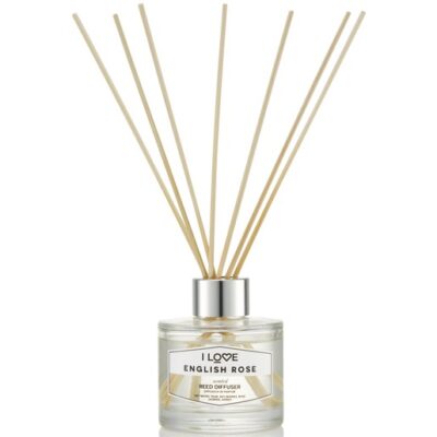 I love... English Rose Reed Diffuser Αρωματικά Sticks 100ml