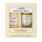 I love… Miniature Pamper Duo Vanilla Milk Body Wash 100ml & Vanilla Milk Scented Candle Parfum 60gr
