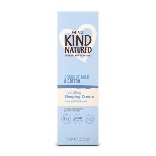 Kind Natured Hydrating Coconut Milk & Cotton Sleeping Cream Ενυδατική Θρεπτική Κρέμα Νύχτας 75ml