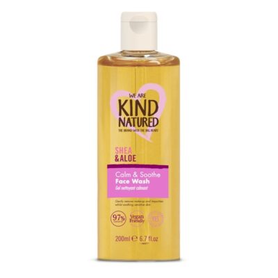 Kind Natured Calm & Soothe Shea & Aloe Cleansing Face Wash Απαλό Gel Καθαρισμού & Ντεμακιγιάζ της Ευαίσθητης Επιδερμίδας 200ml