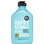 Happy Naturals Intense Repair Shampoo Argan & Avocado Επανορθωτικό Σαμπουάν για Ξηρά & Ταλαιπωρημένα Μαλλιά 300ml