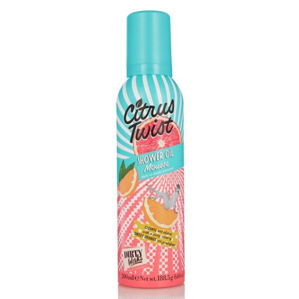 Dirty Works Citrus Twist Shower Oil Mousse 200ml
