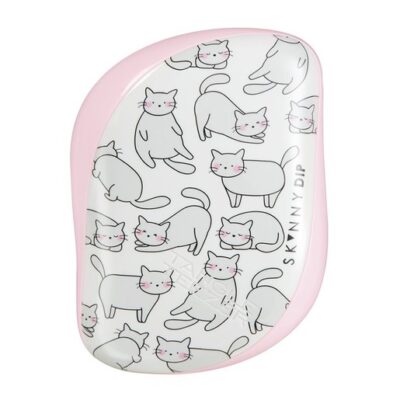 Tangle Teezer Compact Styler On The Go Skinny Dip Relaxed Cat Βούρτσα Μαλλιών 1 Τεμάχιο