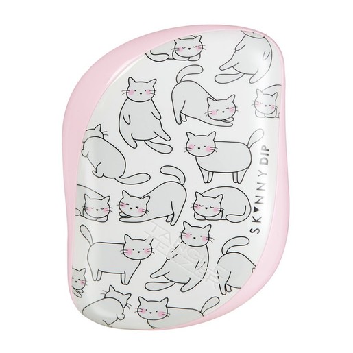 Tangle Teezer Compact Styler On The Go Skinny Dip Relaxed Cat Βούρτσα Μαλλιών 1 Τεμάχιο