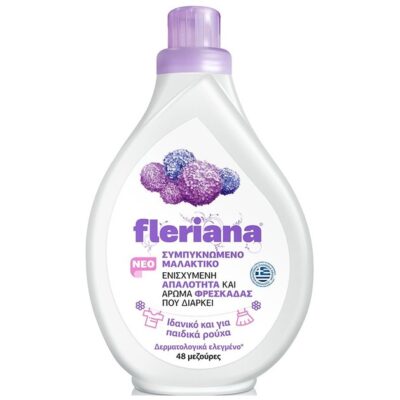 Power Health Fleriana Υγρό Μαλακτικό Ρούχων Συμπυκνωμένο Μαλακτικό Ρούχων με Πρωτεΐνες Φυτικής Προέλευσης 1